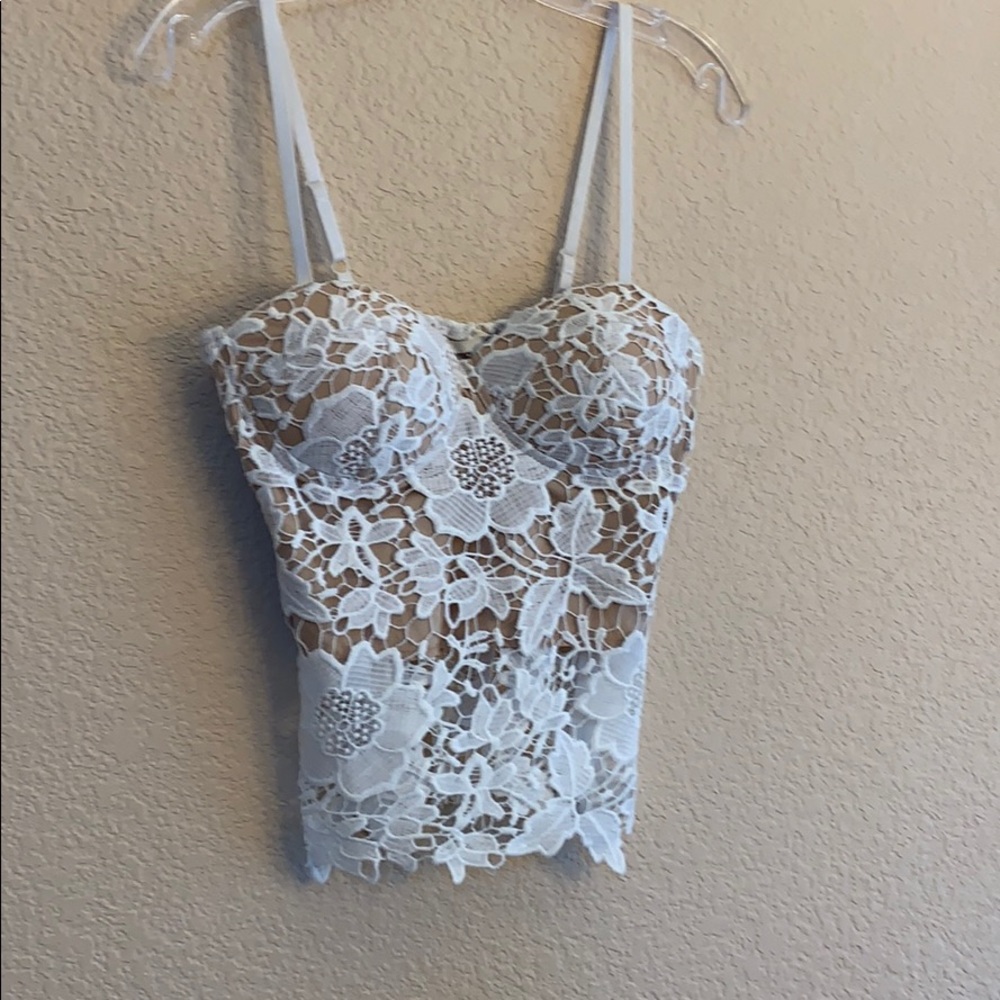 Lace bustier